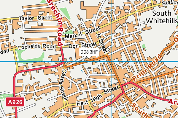 DD8 3HF map - OS VectorMap District (Ordnance Survey) DD8 3HF map - OS VectorMap District (Ordnance Survey)