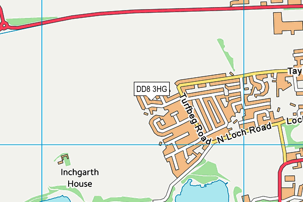DD8 3HG map - OS VectorMap District (Ordnance Survey) DD8 3HG map - OS VectorMap District (Ordnance Survey)