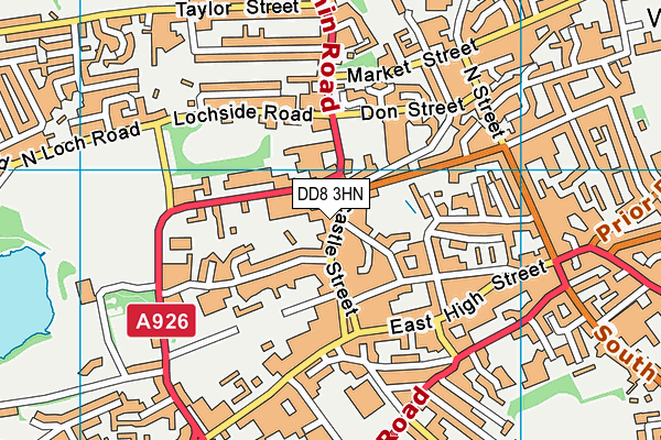 DD8 3HN map - OS VectorMap District (Ordnance Survey) DD8 3HN map - OS VectorMap District (Ordnance Survey)