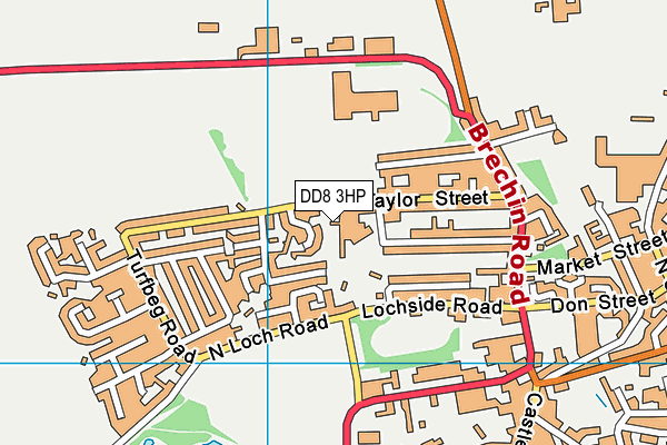 DD8 3HP map - OS VectorMap District (Ordnance Survey)