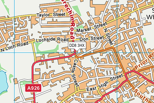 DD8 3HX map - OS VectorMap District (Ordnance Survey) DD8 3HX map - OS VectorMap District (Ordnance Survey)