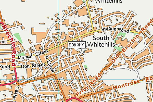 DD8 3HY map - OS VectorMap District (Ordnance Survey) DD8 3HY map - OS VectorMap District (Ordnance Survey)