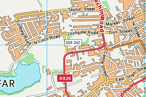 DD8 3HZ map - OS VectorMap District (Ordnance Survey) DD8 3HZ map - OS VectorMap District (Ordnance Survey)