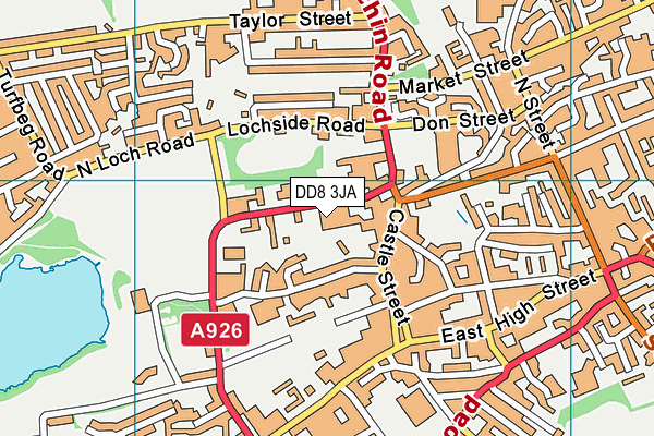 DD8 3JA map - OS VectorMap District (Ordnance Survey) DD8 3JA map - OS VectorMap District (Ordnance Survey)