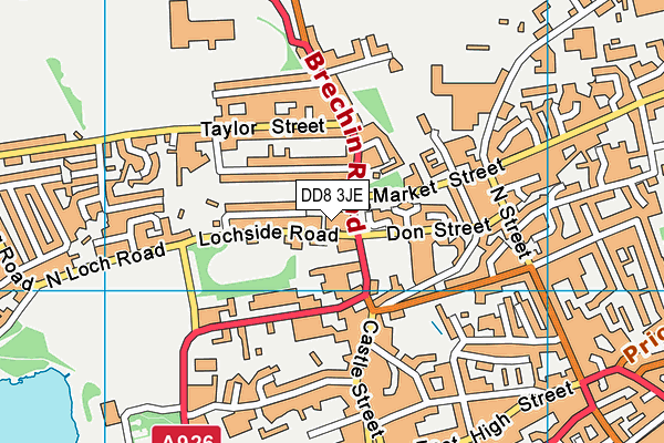 DD8 3JE map - OS VectorMap District (Ordnance Survey) DD8 3JE map - OS VectorMap District (Ordnance Survey)
