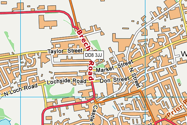 DD8 3JJ map - OS VectorMap District (Ordnance Survey) DD8 3JJ map - OS VectorMap District (Ordnance Survey)