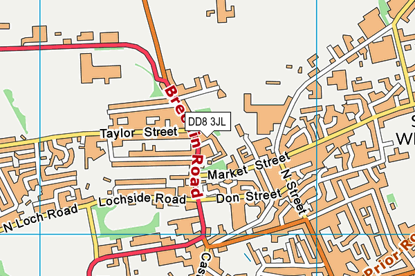 DD8 3JL map - OS VectorMap District (Ordnance Survey) DD8 3JL map - OS VectorMap District (Ordnance Survey)
