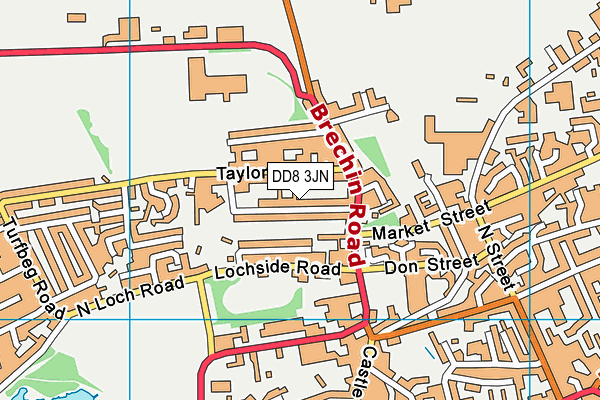 DD8 3JN map - OS VectorMap District (Ordnance Survey) DD8 3JN map - OS VectorMap District (Ordnance Survey)
