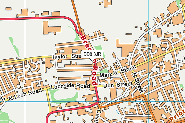 DD8 3JR map - OS VectorMap District (Ordnance Survey) DD8 3JR map - OS VectorMap District (Ordnance Survey)