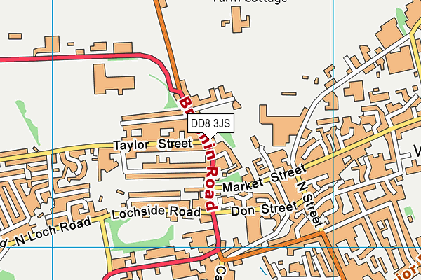 DD8 3JS map - OS VectorMap District (Ordnance Survey) DD8 3JS map - OS VectorMap District (Ordnance Survey)