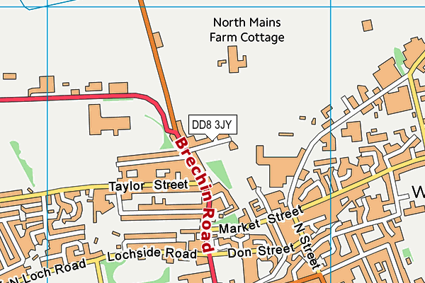 DD8 3JY map - OS VectorMap District (Ordnance Survey) DD8 3JY map - OS VectorMap District (Ordnance Survey)