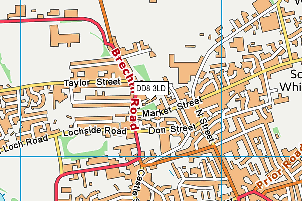 DD8 3LD map - OS VectorMap District (Ordnance Survey) DD8 3LD map - OS VectorMap District (Ordnance Survey)