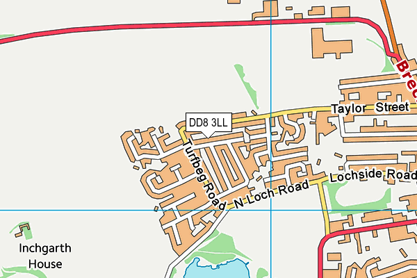 DD8 3LL map - OS VectorMap District (Ordnance Survey) DD8 3LL map - OS VectorMap District (Ordnance Survey)