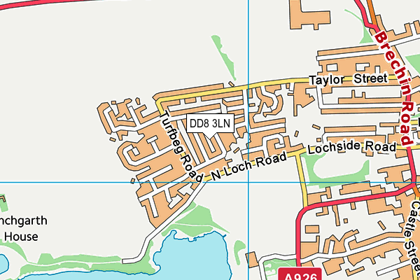 DD8 3LN map - OS VectorMap District (Ordnance Survey) DD8 3LN map - OS VectorMap District (Ordnance Survey)