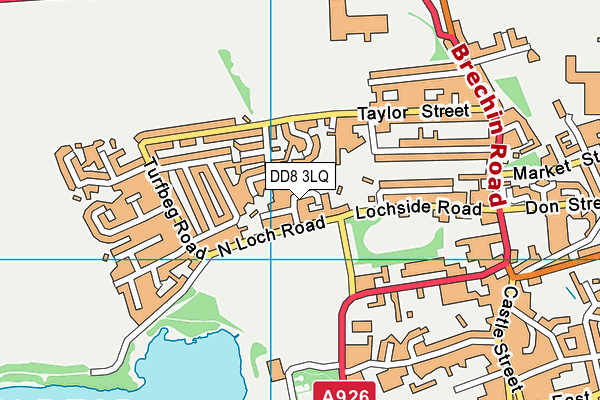 DD8 3LQ map - OS VectorMap District (Ordnance Survey) DD8 3LQ map - OS VectorMap District (Ordnance Survey)