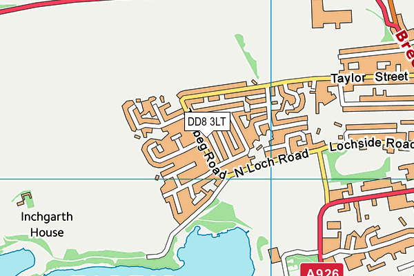 DD8 3LT map - OS VectorMap District (Ordnance Survey) DD8 3LT map - OS VectorMap District (Ordnance Survey)