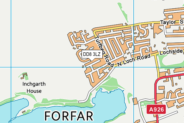 DD8 3LZ map - OS VectorMap District (Ordnance Survey) DD8 3LZ map - OS VectorMap District (Ordnance Survey)