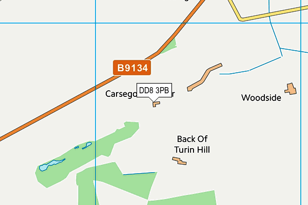 DD8 3PB map - OS VectorMap District (Ordnance Survey) DD8 3PB map - OS VectorMap District (Ordnance Survey)