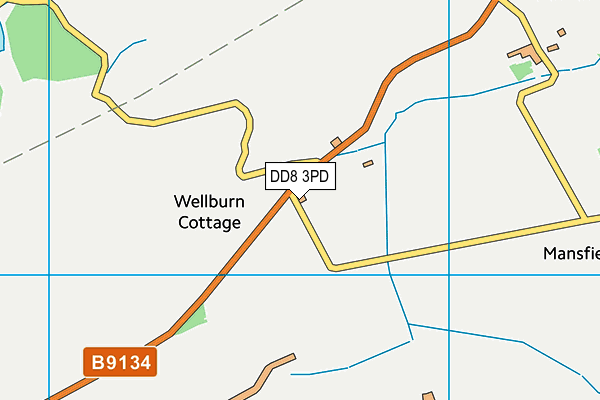 DD8 3PD map - OS VectorMap District (Ordnance Survey) DD8 3PD map - OS VectorMap District (Ordnance Survey)