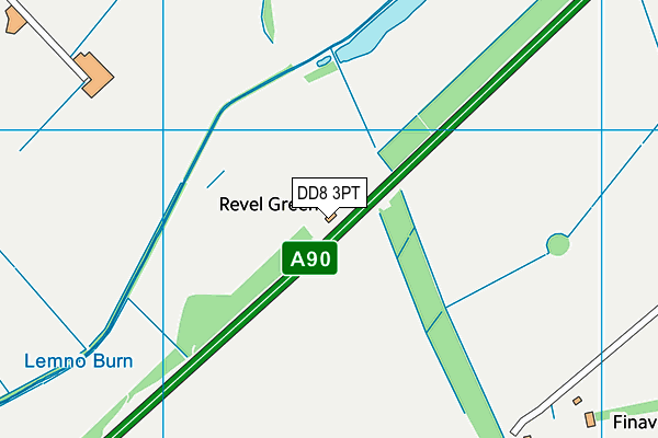 DD8 3PT map - OS VectorMap District (Ordnance Survey)