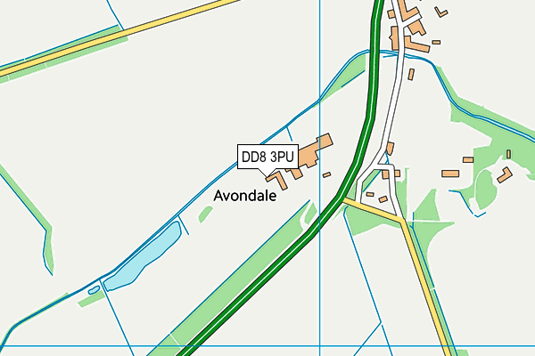 DD8 3PU map - OS VectorMap District (Ordnance Survey)