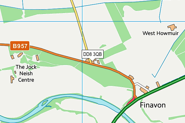 DD8 3QB map - OS VectorMap District (Ordnance Survey) DD8 3QB map - OS VectorMap District (Ordnance Survey)