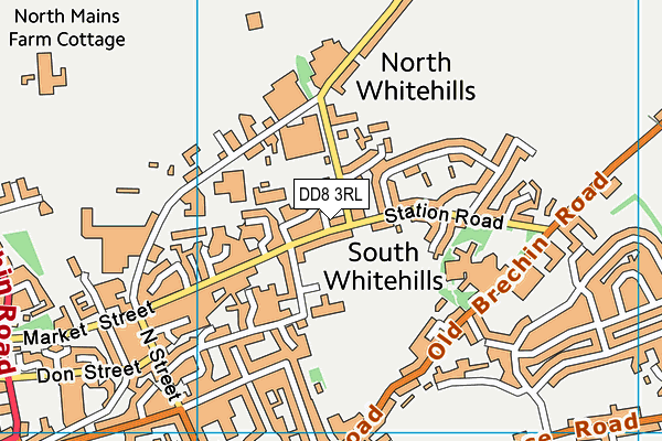 DD8 3RL map - OS VectorMap District (Ordnance Survey) DD8 3RL map - OS VectorMap District (Ordnance Survey)