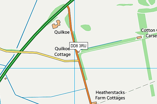 DD8 3RU map - OS VectorMap District (Ordnance Survey)