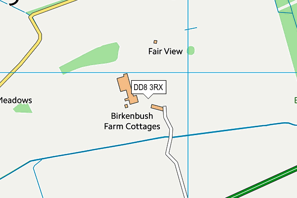DD8 3RX map - OS VectorMap District (Ordnance Survey) DD8 3RX map - OS VectorMap District (Ordnance Survey)