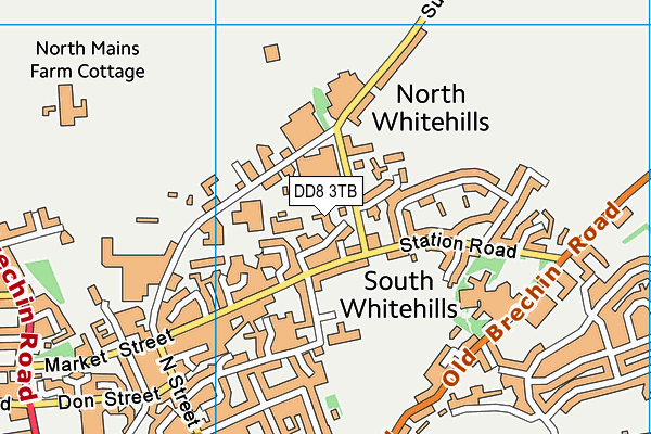 DD8 3TB map - OS VectorMap District (Ordnance Survey)