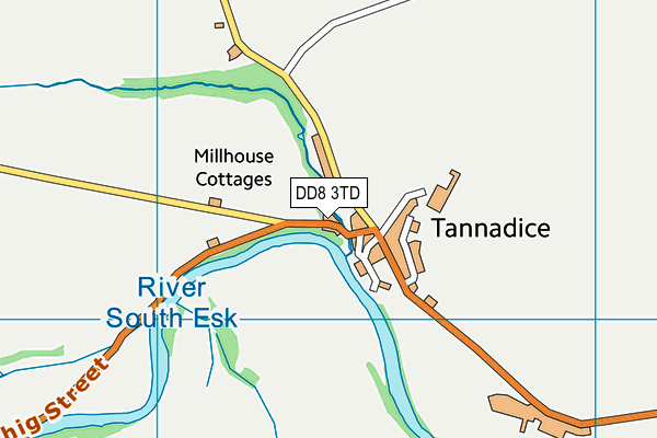 DD8 3TD map - OS VectorMap District (Ordnance Survey) DD8 3TD map - OS VectorMap District (Ordnance Survey)