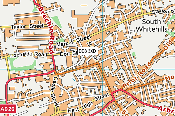 DD8 3XD map - OS VectorMap District (Ordnance Survey) DD8 3XD map - OS VectorMap District (Ordnance Survey)