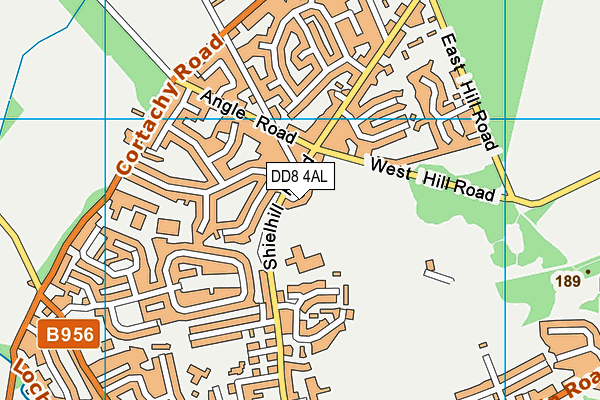 DD8 4AL map - OS VectorMap District (Ordnance Survey) DD8 4AL map - OS VectorMap District (Ordnance Survey)