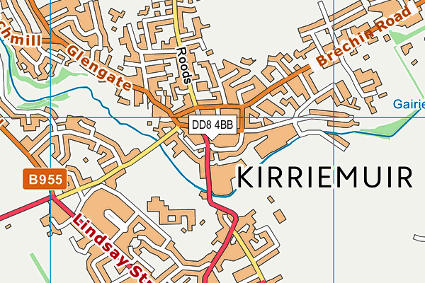 DD8 4BB map - OS VectorMap District (Ordnance Survey)
