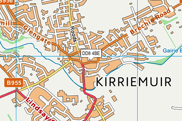DD8 4BE map - OS VectorMap District (Ordnance Survey) DD8 4BE map - OS VectorMap District (Ordnance Survey)