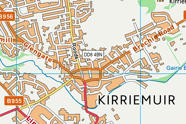 DD8 4BN map - OS VectorMap District (Ordnance Survey)