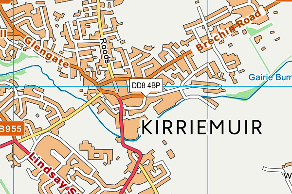 DD8 4BP map - OS VectorMap District (Ordnance Survey)