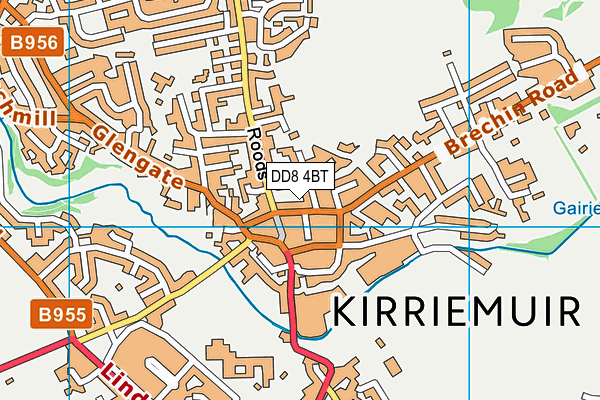 DD8 4BT map - OS VectorMap District (Ordnance Survey) DD8 4BT map - OS VectorMap District (Ordnance Survey)