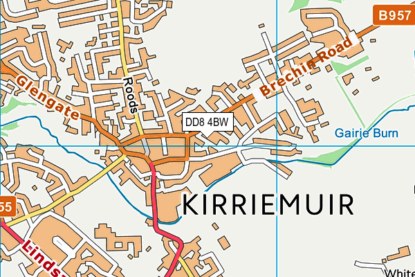 DD8 4BW map - OS VectorMap District (Ordnance Survey)