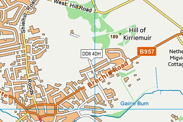 DD8 4DH map - OS VectorMap District (Ordnance Survey) DD8 4DH map - OS VectorMap District (Ordnance Survey)