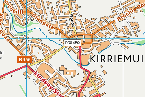 DD8 4EQ map - OS VectorMap District (Ordnance Survey)