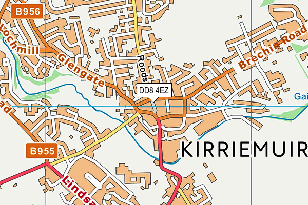 DD8 4EZ map - OS VectorMap District (Ordnance Survey) DD8 4EZ map - OS VectorMap District (Ordnance Survey)