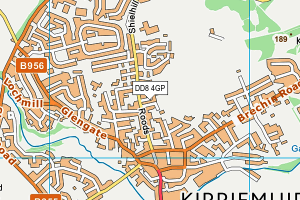 DD8 4GP map - OS VectorMap District (Ordnance Survey) DD8 4GP map - OS VectorMap District (Ordnance Survey)