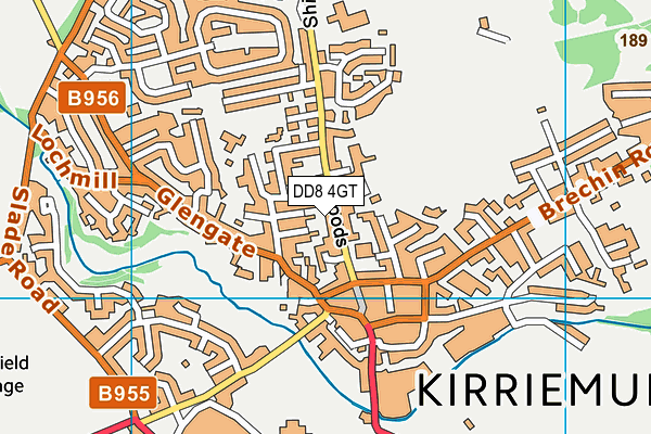 DD8 4GT map - OS VectorMap District (Ordnance Survey) DD8 4GT map - OS VectorMap District (Ordnance Survey)
