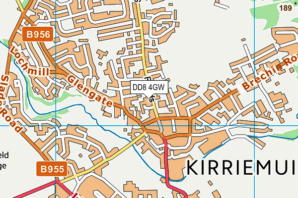 DD8 4GW map - OS VectorMap District (Ordnance Survey) DD8 4GW map - OS VectorMap District (Ordnance Survey)