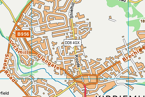 DD8 4GX map - OS VectorMap District (Ordnance Survey) DD8 4GX map - OS VectorMap District (Ordnance Survey)