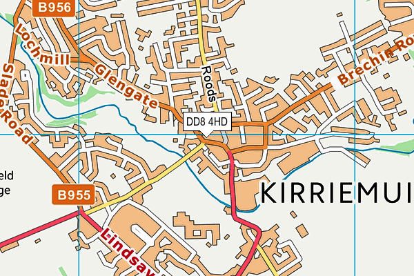 DD8 4HD map - OS VectorMap District (Ordnance Survey) DD8 4HD map - OS VectorMap District (Ordnance Survey)