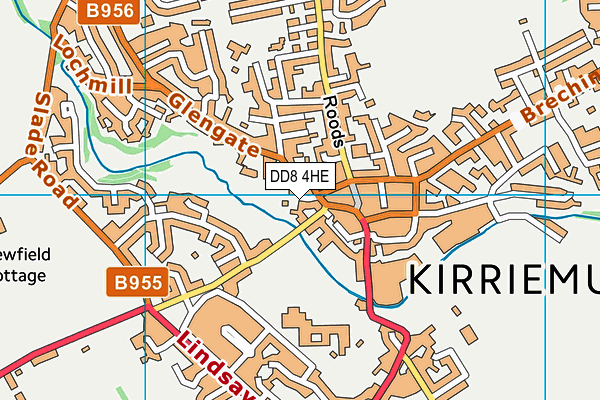 DD8 4HE map - OS VectorMap District (Ordnance Survey) DD8 4HE map - OS VectorMap District (Ordnance Survey)
