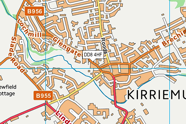 DD8 4HF map - OS VectorMap District (Ordnance Survey) DD8 4HF map - OS VectorMap District (Ordnance Survey)
