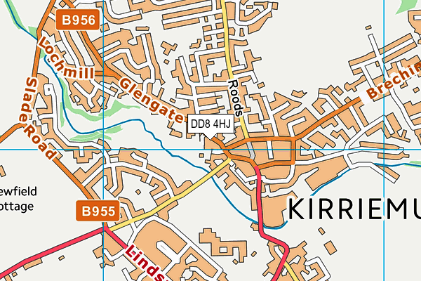 DD8 4HJ map - OS VectorMap District (Ordnance Survey)